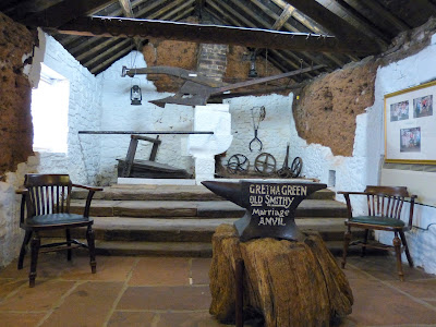 The main marriage room in the blacksmith's shop, Gretna Green (2015)