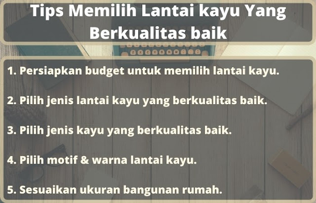 tips memilih lantai kayu berkualitas baik