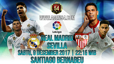 Prediksi Bola Jitu Real Madrid vs Sevilla 9 Desember 2017