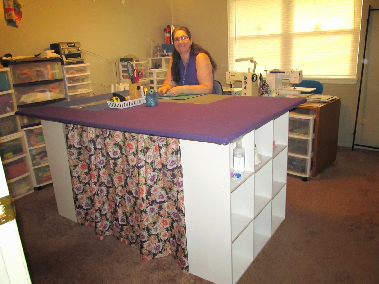 Ann's Quilt N' Stuff: My new 4 x 6 foot cutting table 