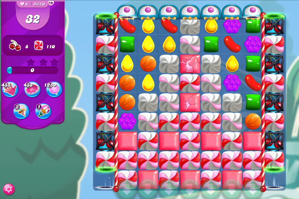 Candy Crush Saga level 9820