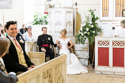 bride and groom at wedding