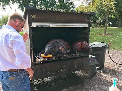 Photo of whole roasted hog