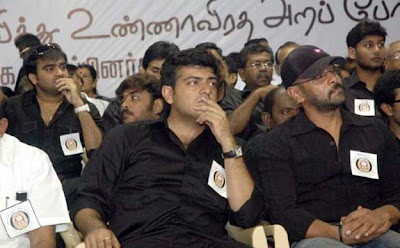 Ajith fasting for Sri Lanka Tamilians