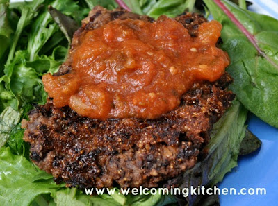 Veggie Burger, black beans, vegan and gluten-free