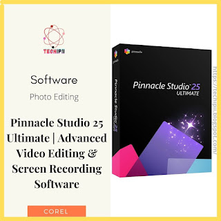 Pinnacle Studio 25 Ultimate Advanced Video Editing and Screen Recording Software - techipii