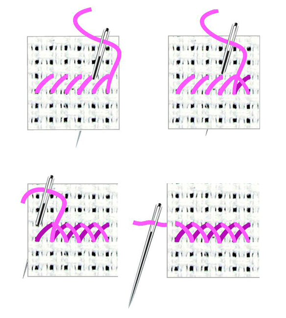 Tutorial Bordado: cómo hacer tu propio patrón de punto de cruz