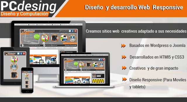 Diseño Web paginas web Responsive servicio diseño web caracas