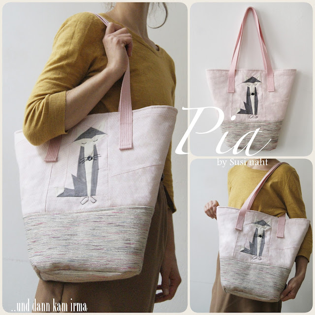 Allround Tasche, Fuchs, Paper Piecing, Pia, Probenähen, Verlosung, Strandtasche, Susi näht, eBook,