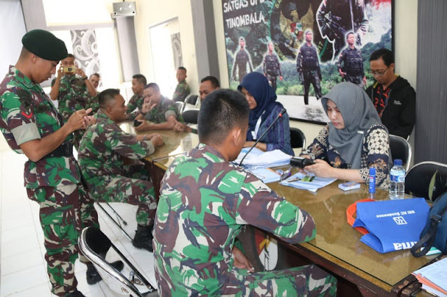 Bank BRI Adakan Pembaruan ATM Merah Putih di Yonif Raider 514 Kostrad