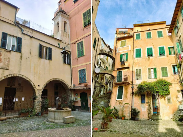 piazzette quartiere Pigna Sanremo