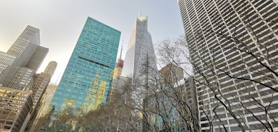 Nueva York, Manhattan, Bryan Park, torre del Bank of America.