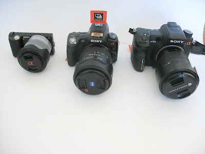 sony alpha nex slt a33 a700 camera comparison