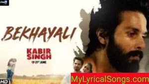 Bekhayali lyrics in English