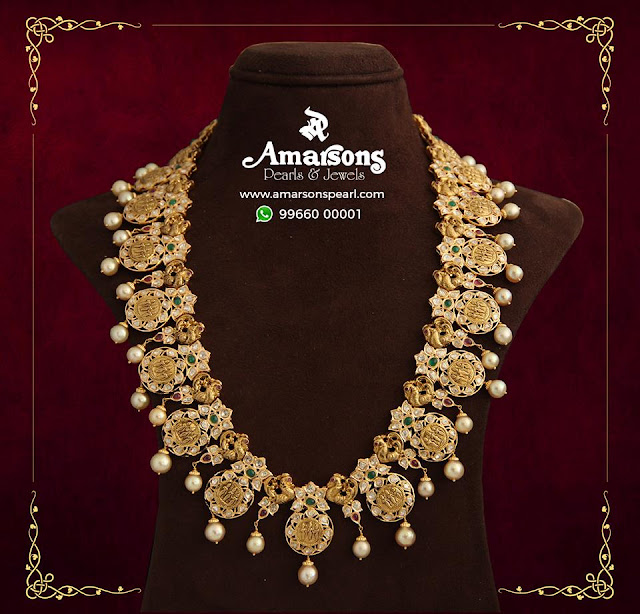 Nakshi Ramparivar Pendant by Amarsons Jewellers