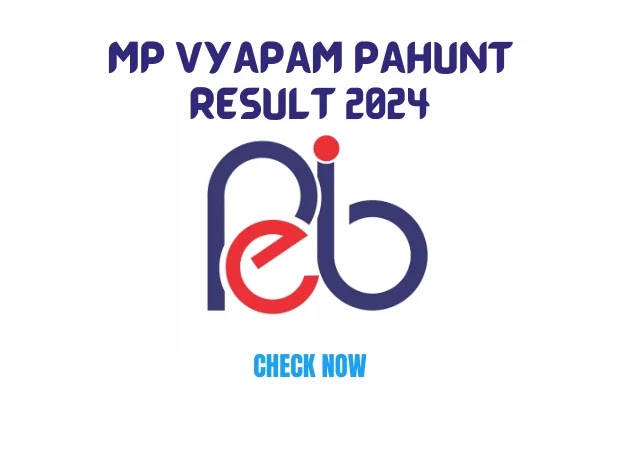 MP Vyapam PAHUNT Result 2024, PAHUNT Exam Result Cut-Off Marks Merit List vyapam.nic.in