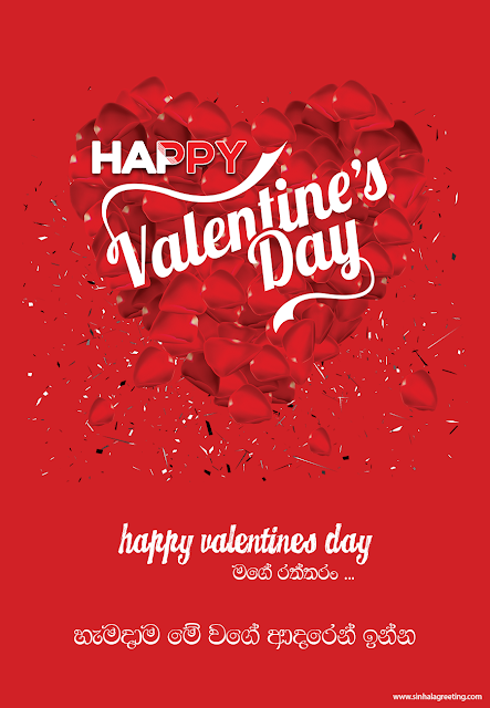 Happy valentines day - මගේ රත්තරං ... හැමදාම මේ වගේ ආදරෙන් ඉන්න