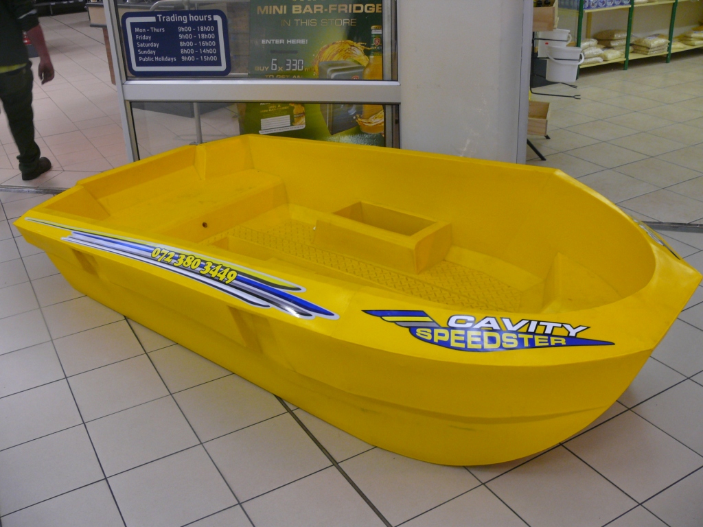 Cavity Seedster Plastic Fishing Boats: HDPE Plastic Boats