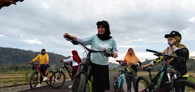Jalannya Mulus, Komunitas Sepeda Bosst Community Ucapkan Terima Kasih ke Bupati