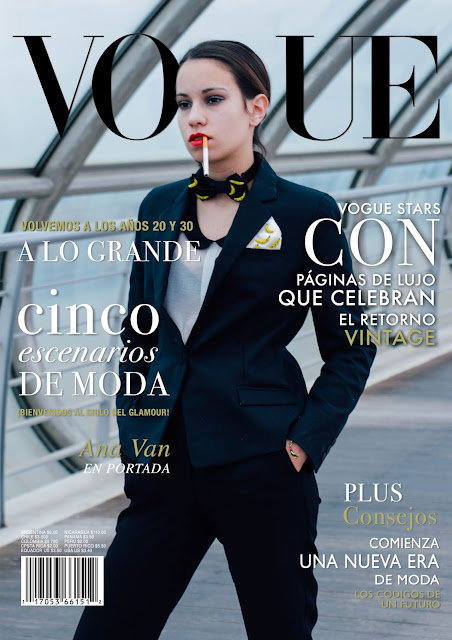 Montaje vogue con modelo