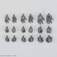 Bandai HG 1/144 BUILD HANDS ROUND (SML) Color Guide & Paint Conversion Chart