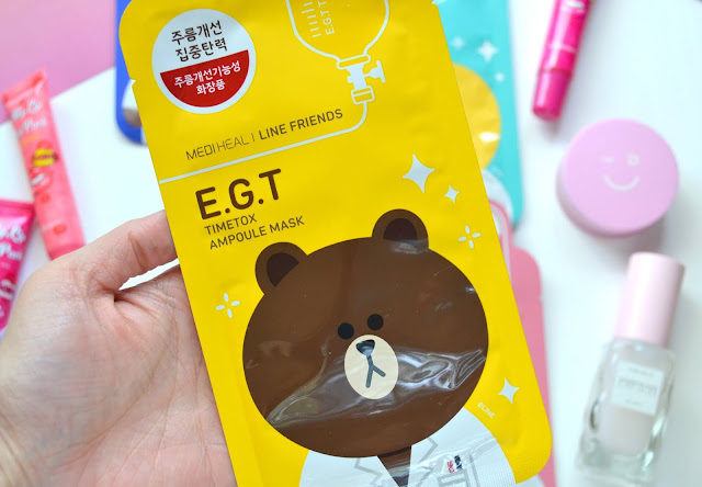 Mediheal Line Friends Edition Sheet Mask Review