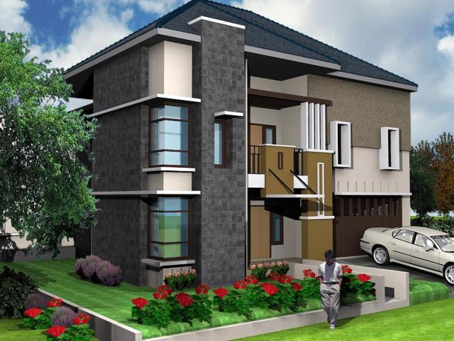 Contoh rumah minimalis 3 lantai