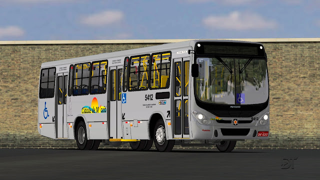 OMSI 2 - Pintura da Viação Cidade de Maceió para o Marcopolo Torino 2007 MB OF-1271 BT5