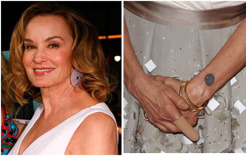 Blue Sky and King Kong Jessica Lange has a Celtic knot tattoo on the