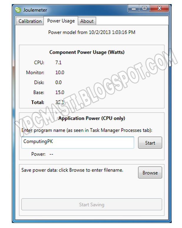 Check How Much Power Is Your PC Using In Urdu Tutorial By XPCMasti.blogspot.com