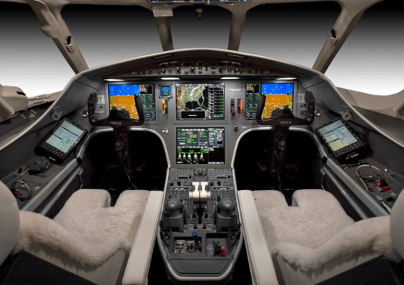 Dassault Falcon 2000LXS cockpit