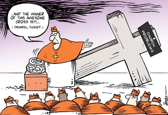Political Cartoon Vatican, Vatican Elections, Pope Francisco cartoon