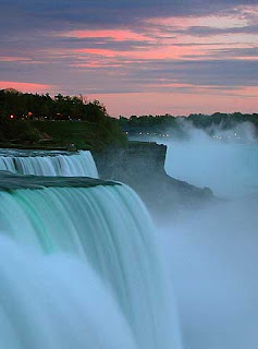 Niagara Falls at sunset