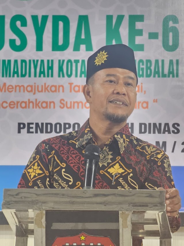 Firdaus Nasution Kembali Pimpin PD Muhammadiyah Tanjungbalai Priode 2022 - 2027