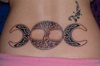 Tattooed women - Lower Back Tattoos