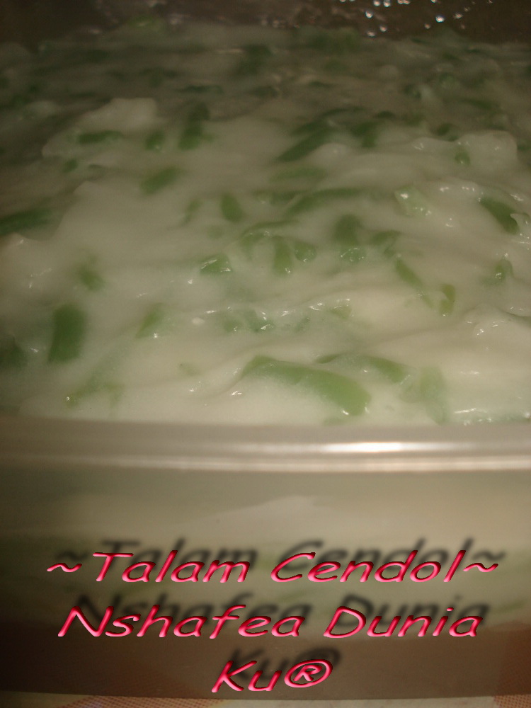 Tempahan Talam Cendol ~ Nshafeareen®