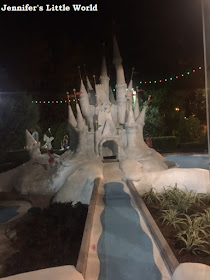 Blizzard Beach winter mini golf course