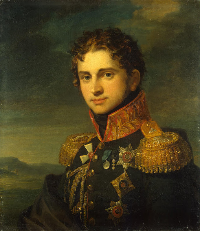 Portrait of Pavel A. Stroganov by George Dawe - Portrait, History Paintings from Hermitage Museum