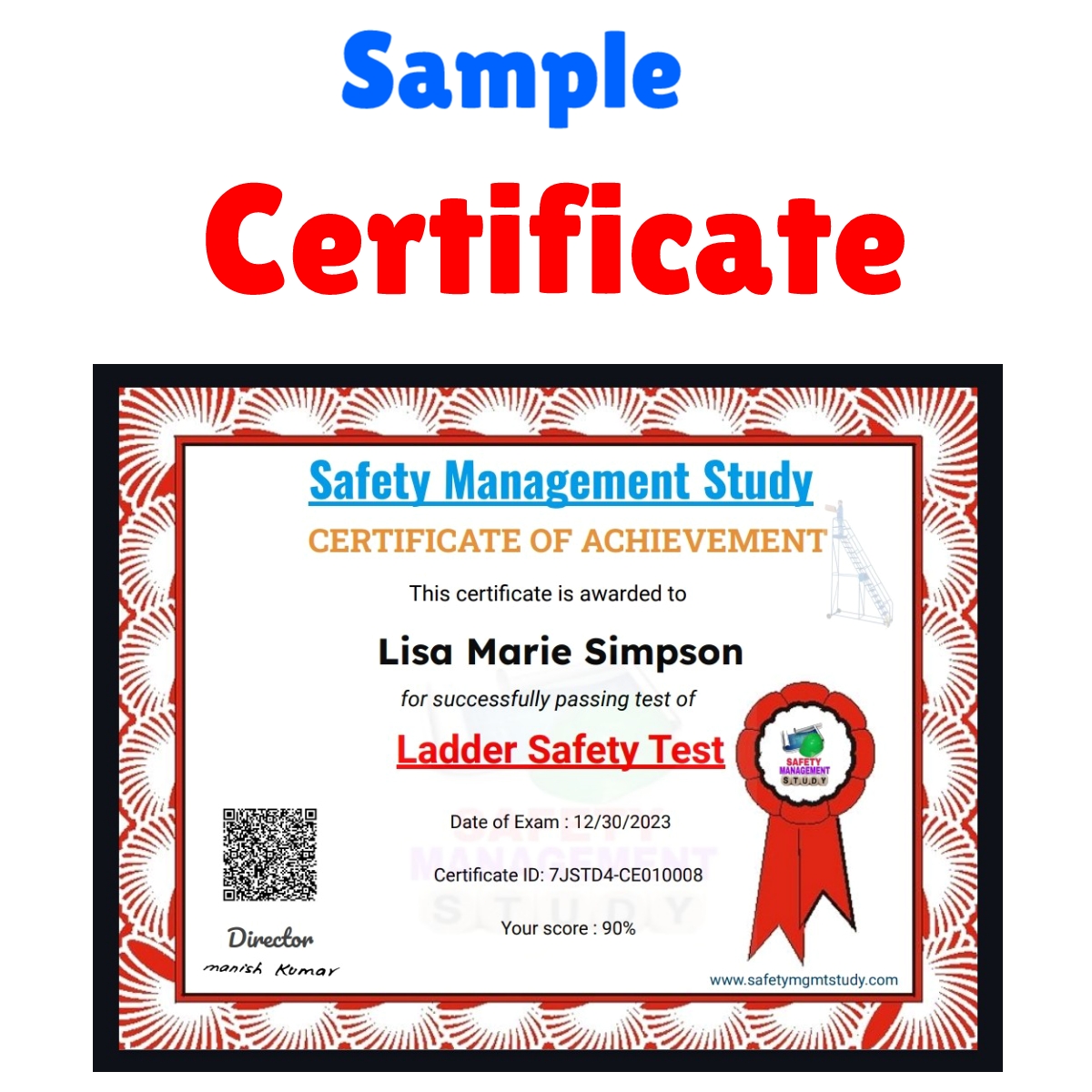 safety Officer free certificate