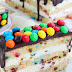 m&m’s cake with cream cheese frosting and chocolate ganache recipe