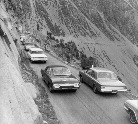 1963 photo of CA State Route 120, Tioga Pass