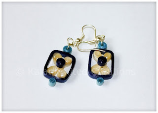 kalanirmitee: quilling-quilled earrings