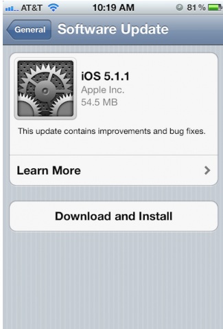 Download iOS 5.1.1 IPSW Firmware For All iDevices To Fix Bugs & With New Native Updates