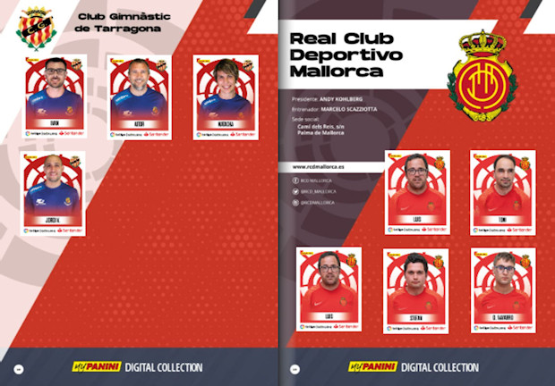 Álbum de cromos LaLiga Genuine Santander