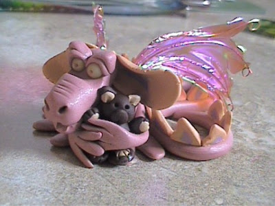 polymer clay dragons