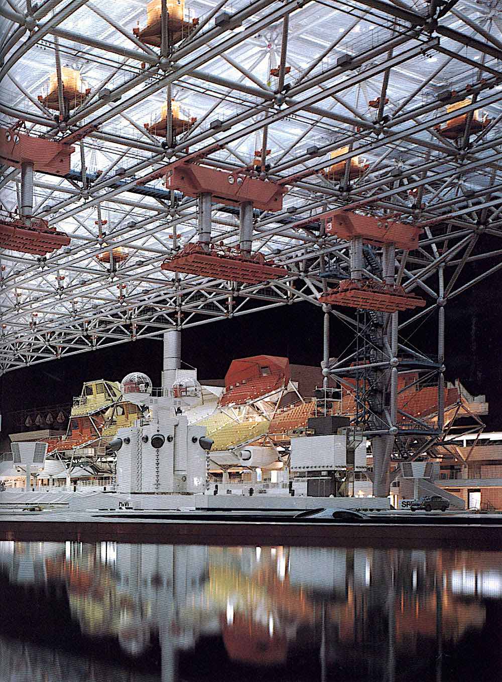 the 1970 Japan World's Fair at night