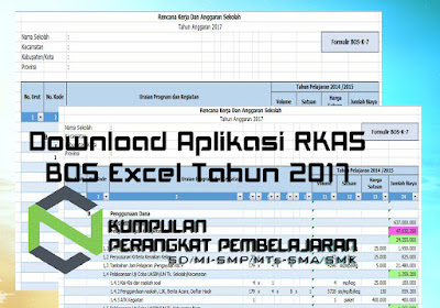 Download Aplikasi RKAS BOS Excel Tahun 2017