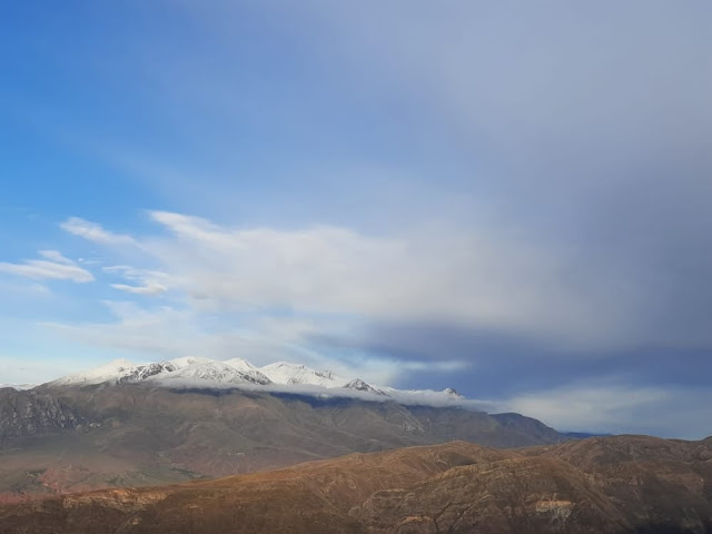 Super Ausblicke auf über 5000 Meter hohe Berge