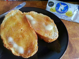 St. Helen's Farm Goat's Milk Products Hamper review buttered toast