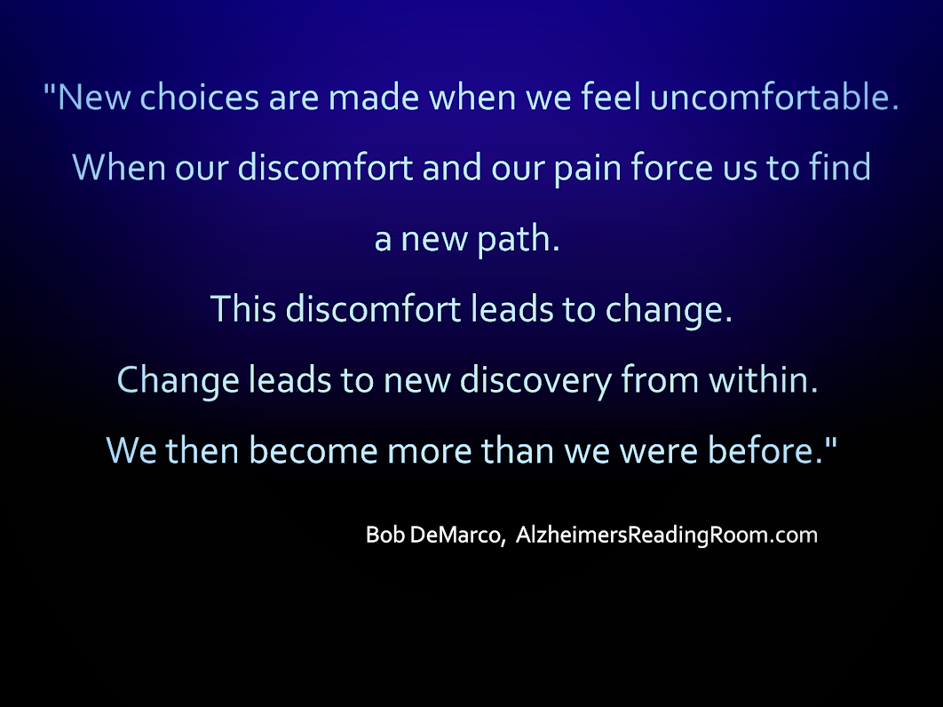 New Choices Are Made When We Feel Uncomfortable